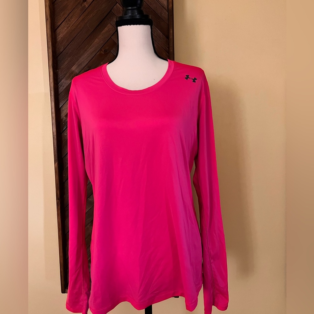 Women’s Under Armour Heat Gear fitted long sleeve top sz XL